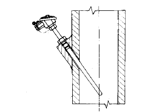 裝配式熱電偶在豎直管道上的安裝圖片 裝配式熱電偶在豎直管道上的安裝圖片