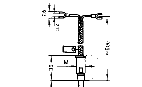 鎧裝熱電偶補(bǔ)償導(dǎo)線式接線圖片及尺寸 鎧裝熱電偶補(bǔ)償導(dǎo)線式接線圖片及尺寸