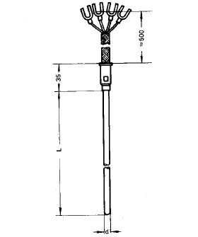 WZPK-174S無固定引線式鎧裝熱電阻安裝圖片 WZPK-174S無固定引線式鎧裝熱電阻安裝圖片
