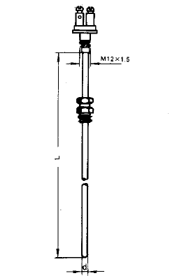 WRNK-301可動卡套螺紋鎧裝熱電偶安裝圖片